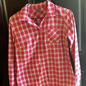 Flattering flannel shirt